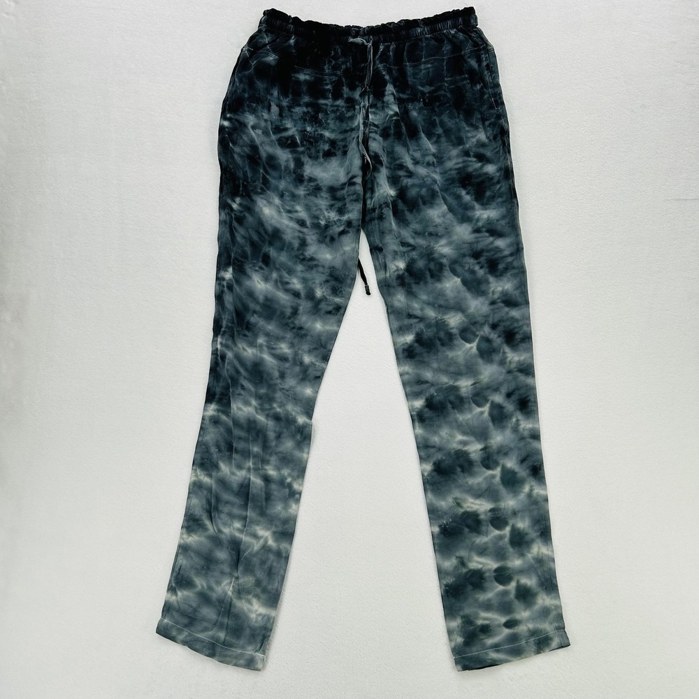 Gypsy 05 Sweatpants Womens Small Gray Tie Dye Straight Leg Boho Lounge Casual